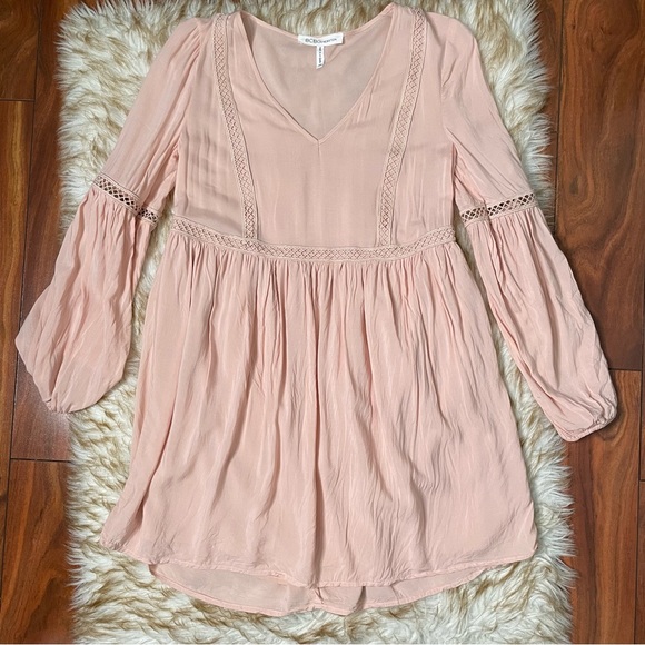 BCBGeneration Rose Smoke lattice trim dress - Picture 5 of 11